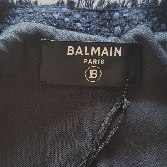 Balmain Structured Tweed Jacket - Picture 6 of 9